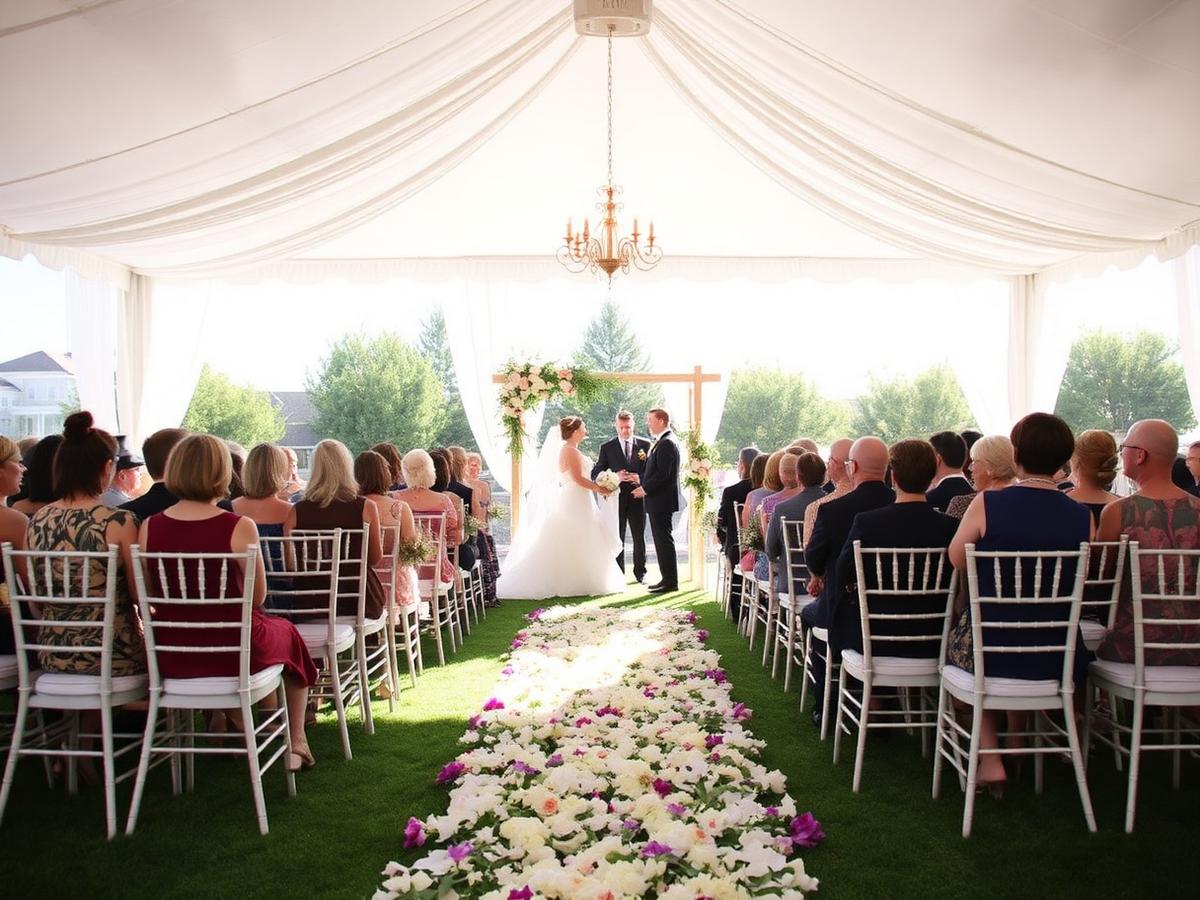 Event rental setup